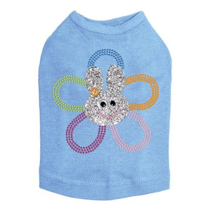 Flower Bunny Rhinestone Dog Tank - Many Colors - Posh Puppy Boutique