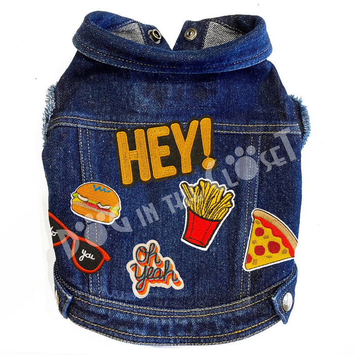 Food - Oh Yea Denim Dog Jacket