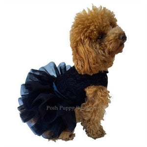 Fufu Tutu Dress - Black - Posh Puppy Boutique