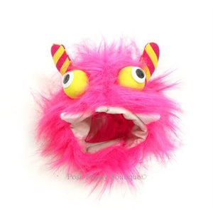 Furry Monster Hat - Pink - Posh Puppy Boutique