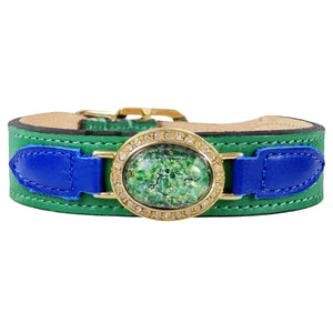 Galaxy Collar in Emerald - Posh Puppy Boutique