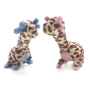 Giraffe Safari Baby Pipsqueak Toy in 2 Colors - Posh Puppy Boutique