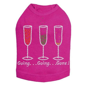 Going, Going, Gone Rhinestone Dog Tank - Many Colors - Posh Puppy Boutique