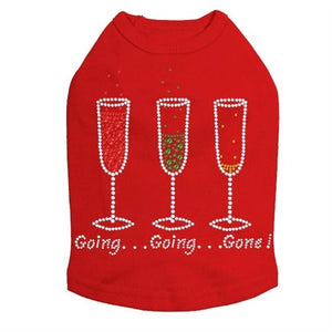 Going, Going, Gone Rhinestone Dog Tank - Many Colors - Posh Puppy Boutique