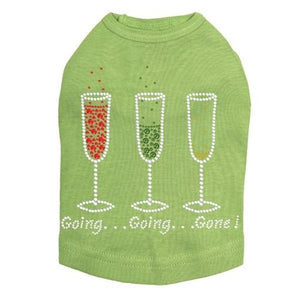 Going, Going, Gone Rhinestone Dog Tank - Many Colors - Posh Puppy Boutique