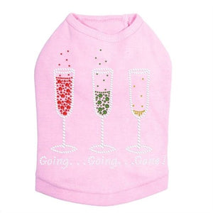 Going, Going, Gone Rhinestone Dog Tank - Many Colors - Posh Puppy Boutique