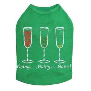 Going, Going, Gone Rhinestone Dog Tank - Many Colors - Posh Puppy Boutique