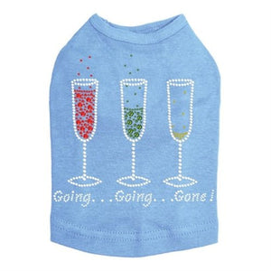 Going, Going, Gone Rhinestone Dog Tank - Many Colors - Posh Puppy Boutique