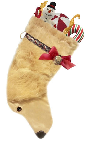 Golden Retriever - Long Hair Decorative Dog Christmas Stocking - Posh Puppy Boutique