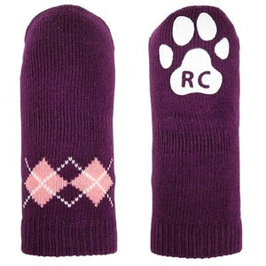 Grape Argyle Pawks for Dogs - Posh Puppy Boutique