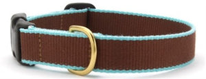 Green Market Collection - Brown and Aqua Collar - Posh Puppy Boutique