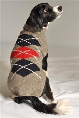 Grey Classic Argyle Sweater