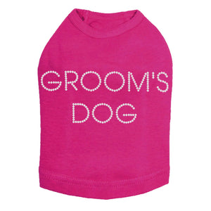 Groom's Dog Rhinestone Tank - Many Colors - Posh Puppy Boutique