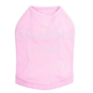 Groom's Dog Rhinestone Tank - Many Colors - Posh Puppy Boutique