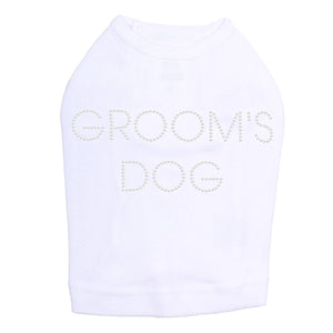 Groom's Dog Rhinestone Tank - Many Colors - Posh Puppy Boutique