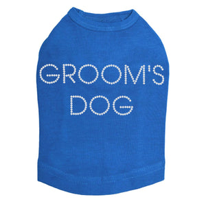 Groom's Dog Rhinestone Tank - Many Colors - Posh Puppy Boutique