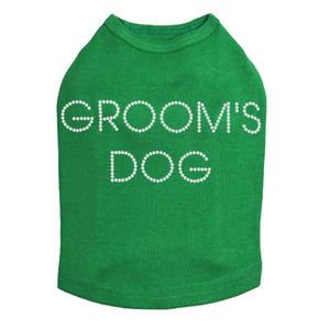 Groom's Dog Rhinestone Tank - Many Colors - Posh Puppy Boutique