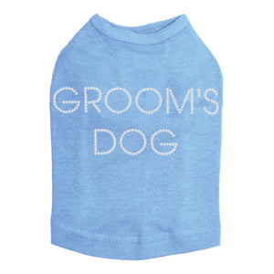 Groom's Dog Rhinestone Tank - Many Colors - Posh Puppy Boutique