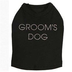 Groom's Dog Rhinestone Tank - Many Colors - Posh Puppy Boutique