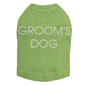 Groom's Dog Rhinestone Tank - Many Colors - Posh Puppy Boutique