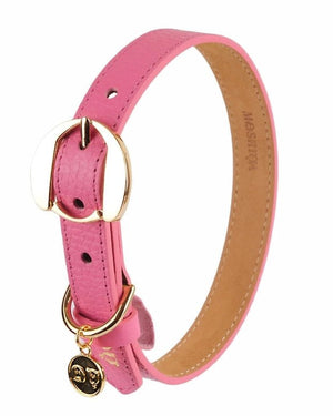 Hachiko Dog Collar in Pink - Posh Puppy Boutique