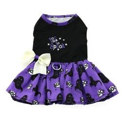 Halloween Dog Harness Dress - Too Cute to Spook - Posh Puppy Boutique