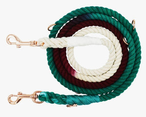 Hands Free Rope Leash - Holly Jolly - Posh Puppy Boutique