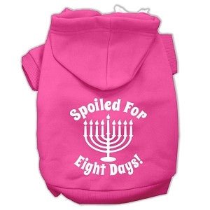 Hanukkah Spoiled for 8 Days Screen Print Hoodies - Many Colors - Posh Puppy Boutique