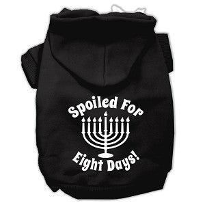 Hanukkah Spoiled for 8 Days Screen Print Hoodies - Many Colors - Posh Puppy Boutique