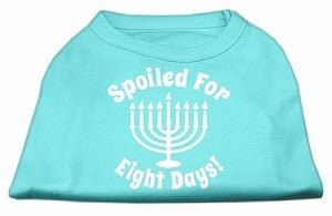 Hanukkah Spoiled for 8 Days Screen Print Shirt in Many Colors - Posh Puppy Boutique