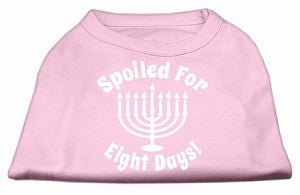 Hanukkah Spoiled for 8 Days Screen Print Shirt in Many Colors - Posh Puppy Boutique