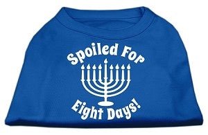 Hanukkah Spoiled for 8 Days Screen Print Shirt in Many Colors - Posh Puppy Boutique