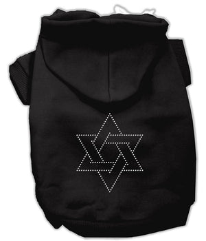 Hanukkah Star of David Rhinestud Hoodie - Many Colors - Posh Puppy Boutique