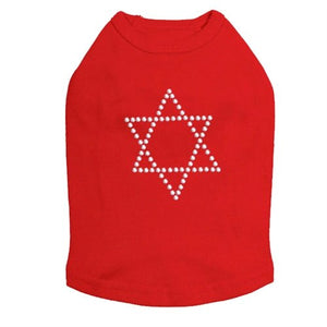 Hanukkah Star of David Rhinestuds Tank Top - Many Colors - Posh Puppy Boutique