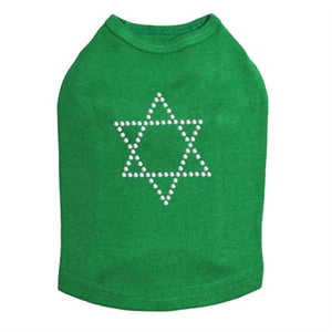 Hanukkah Star of David Rhinestuds Tank Top - Many Colors - Posh Puppy Boutique