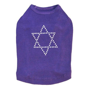 Hanukkah Star of David Rhinestuds Tank Top - Many Colors - Posh Puppy Boutique