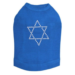 Hanukkah Star of David Rhinestuds Tank Top - Many Colors - Posh Puppy Boutique