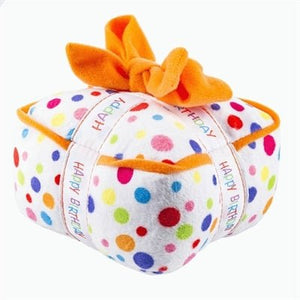 Happy Birthday Gift Box Toy - Posh Puppy Boutique