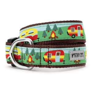 Happy Camper Collar & Lead Collection - Posh Puppy Boutique