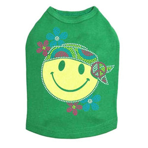 Happy Face Hippy Dog Tank - Many Colors - Posh Puppy Boutique