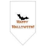 Happy Halloween Screen Print Bandana in Many Colors - Posh Puppy Boutique