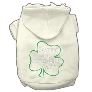 Happy St. Patrick's Day Rhinestone Hoodie - Posh Puppy Boutique