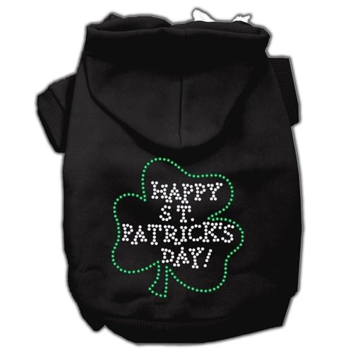 Happy St. Patrick's Day Rhinestone Hoodie