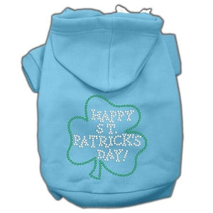 Happy St. Patrick's Day Rhinestone Hoodie - Posh Puppy Boutique