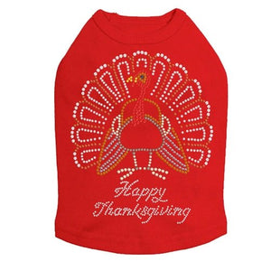 Happy Thanksgiving Turkey #2 Tank in Many Colors - Posh Puppy Boutique