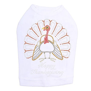 Happy Thanksgiving Turkey #2 Tank in Many Colors - Posh Puppy Boutique