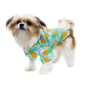 Hawaiian Camp Shirt - Pineapple Luau - Posh Puppy Boutique