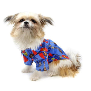 Hawaiian Camp Shirt - Ukuleles and Surfboards - Posh Puppy Boutique