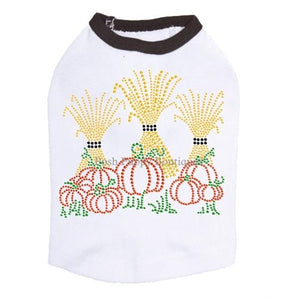 Hay Stacks Pumpkins Rhinestone Tanks - Many Colors - Posh Puppy Boutique