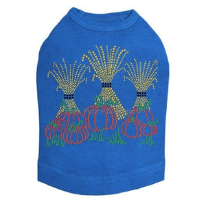 Hay Stacks Pumpkins Rhinestone Tanks - Many Colors - Posh Puppy Boutique